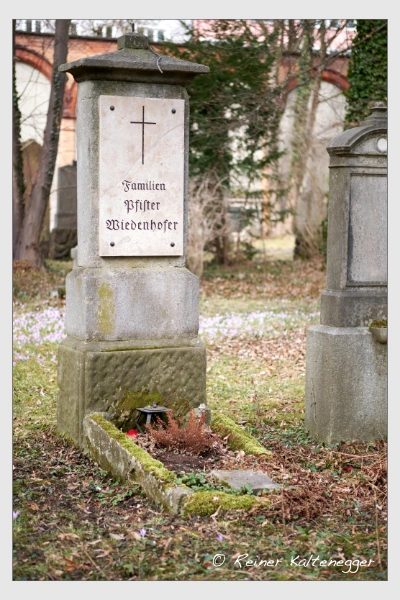 Grab der Familien Pfister · Wiedenhofer