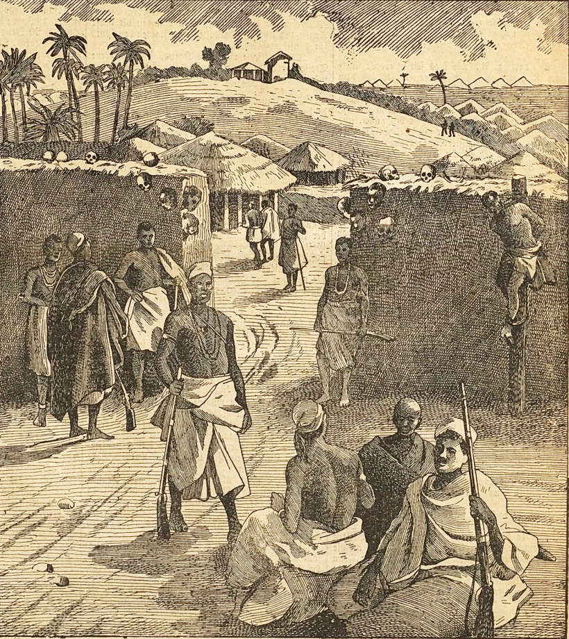 Die Eingangspforte der Hauptstadt von Dahomey